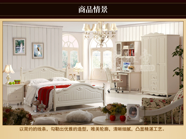 厂家直销批发韩式三门衣柜 实木带抽屉衣柜 储物柜三门组合柜