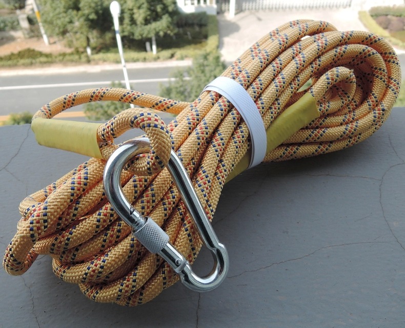 高空安全绳 登山绳 攀岩速降绳 消防救援绳 8mm 10mm 12mm 14mm