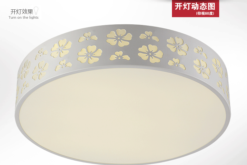 厂家批发 吸顶灯铁艺镂空梅花客厅灯书房卧室灯具灯饰