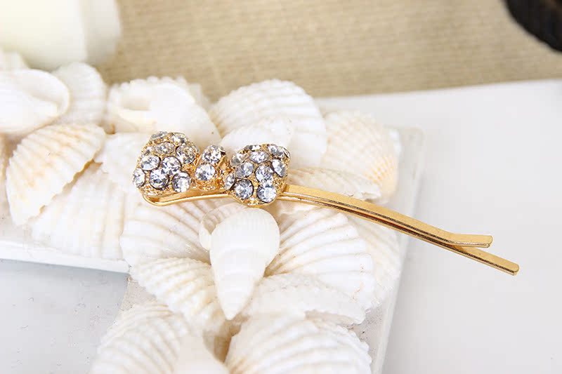 韩式满钻刘海一字夹明星发夹浏海夹简洁精致发卡韩国发饰批发