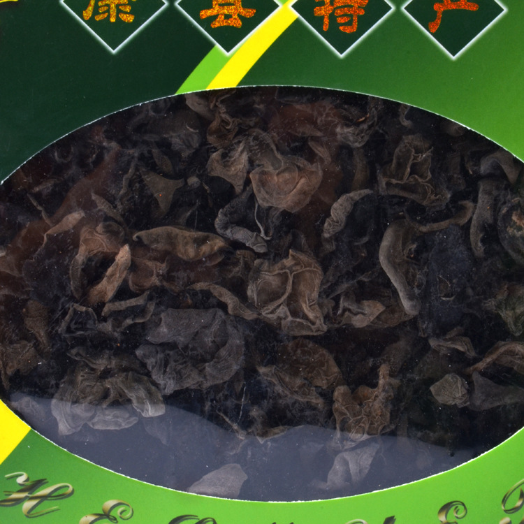 陇南康县土特产 新科一号黑木耳 礼盒装黑木耳200g 山珍干货木耳