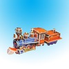 Stall Best Sellers Yiwu Manufactor Direct selling diy children originality gift Decoration 3D Jigsaw puzzle Locomotive Model Toys