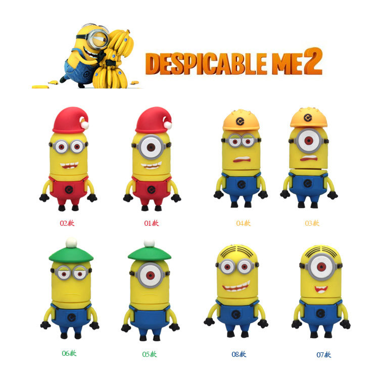 厂家直销,小黄人卡通u盘,个性u盘/迷你