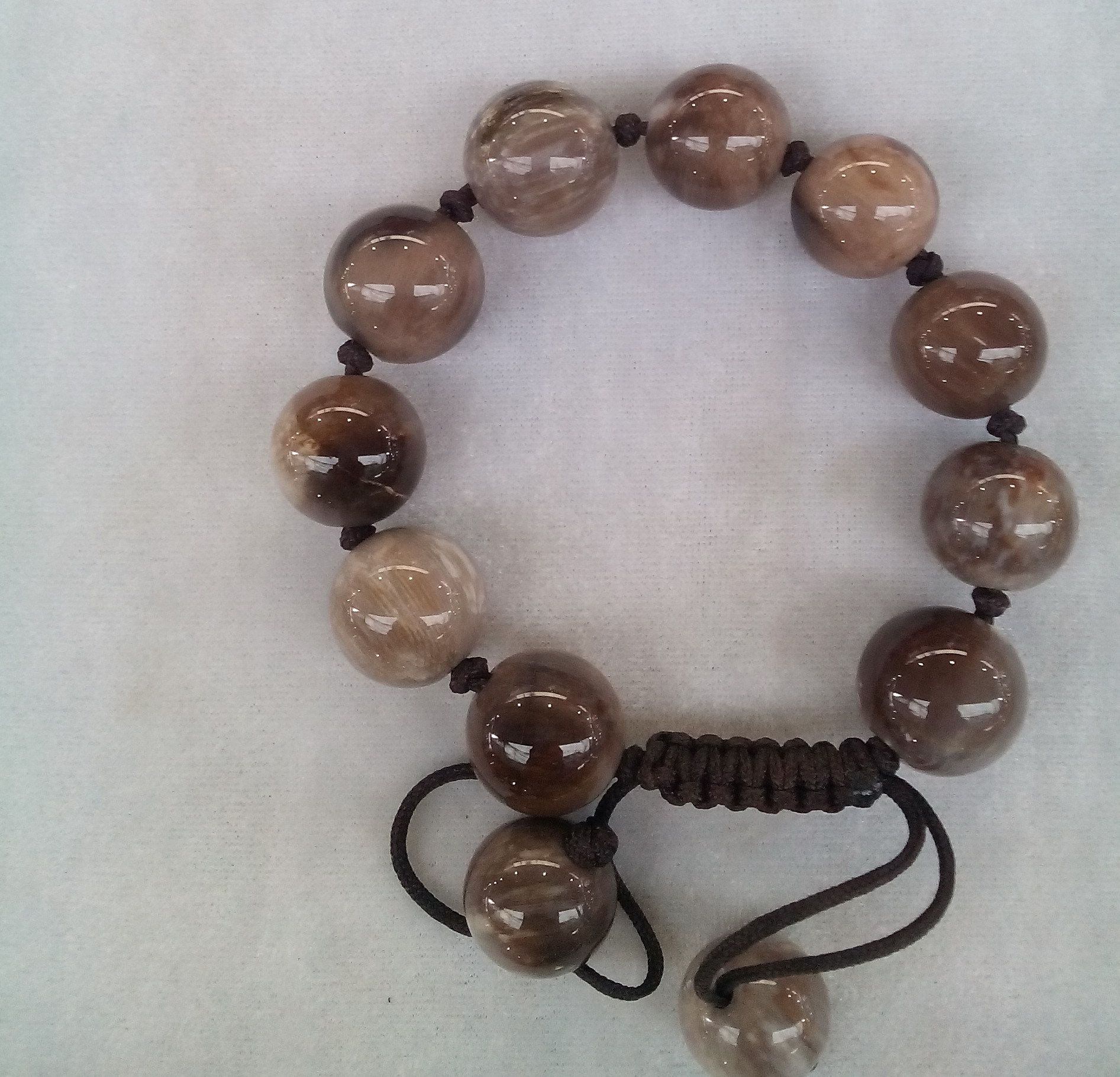 玉器批发 天然 水晶树化玉木化玉硅化石手链手串