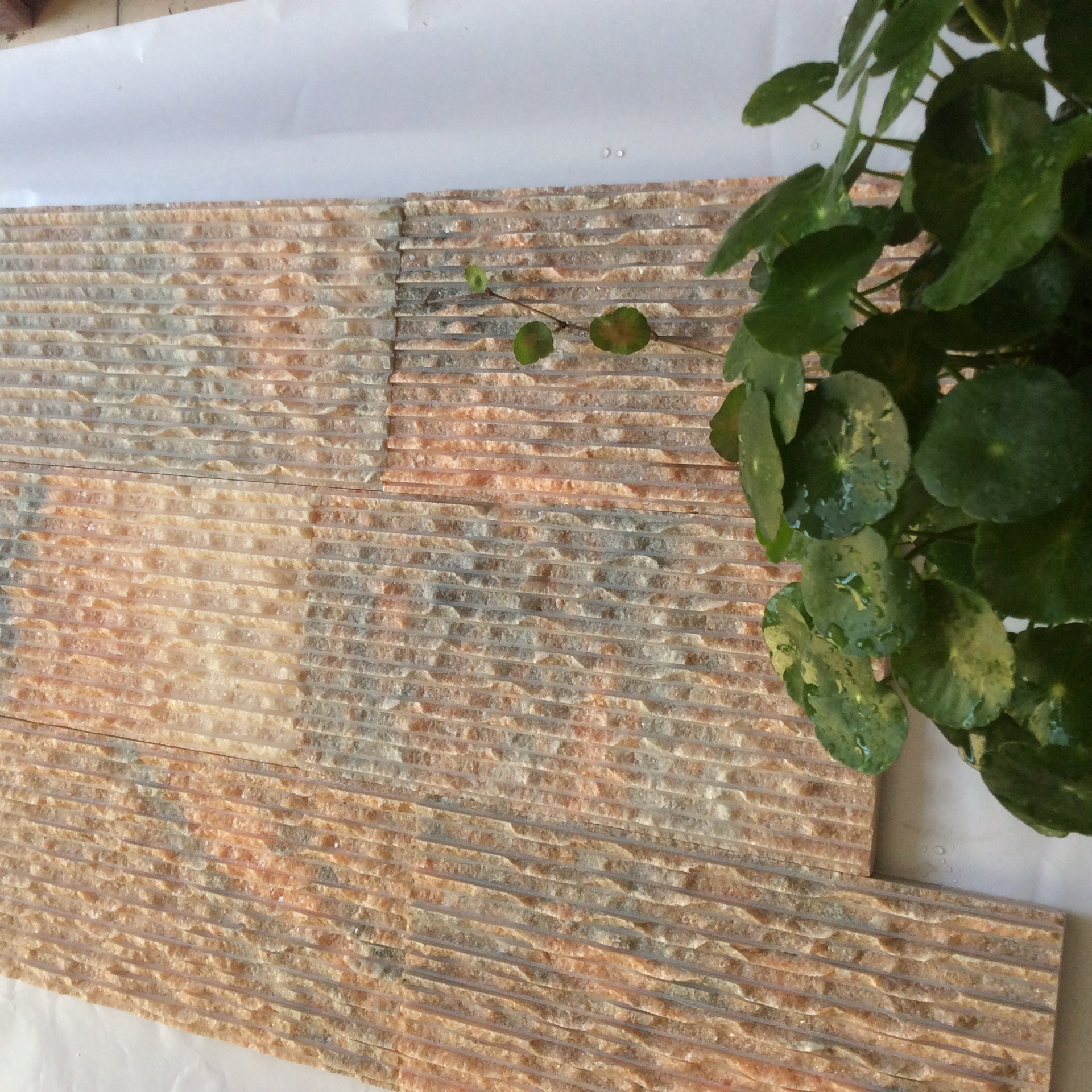 限量促销 晚霞红水幕墙 流水石 曲线条纹大理石