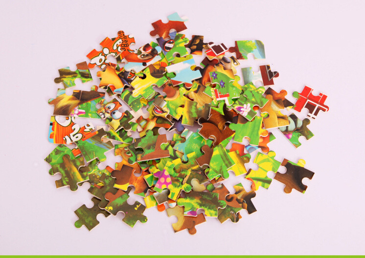 木质木制儿童婴幼早教益智 120片拼图拼版玩具 - 在家淘生活网