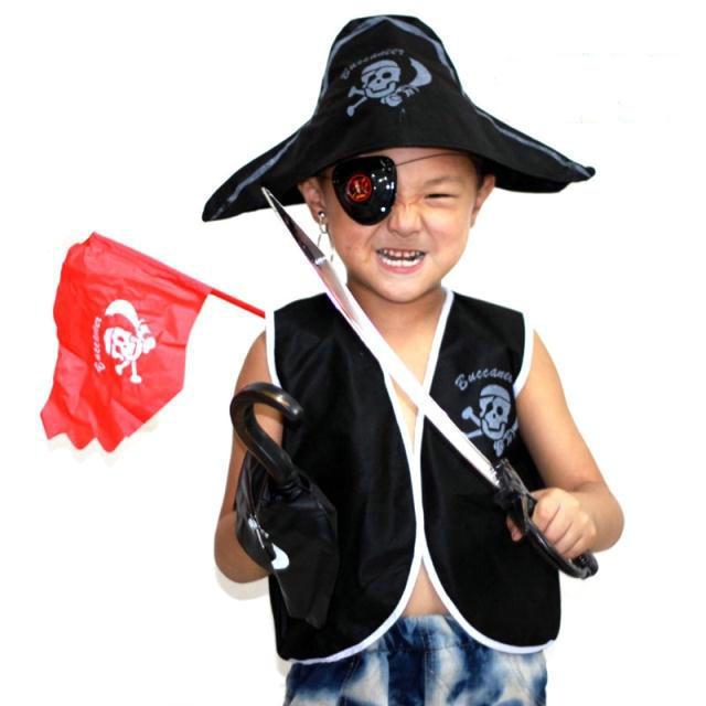 海盗系列化妆舞会服装海盗装扮儿童海盗装七