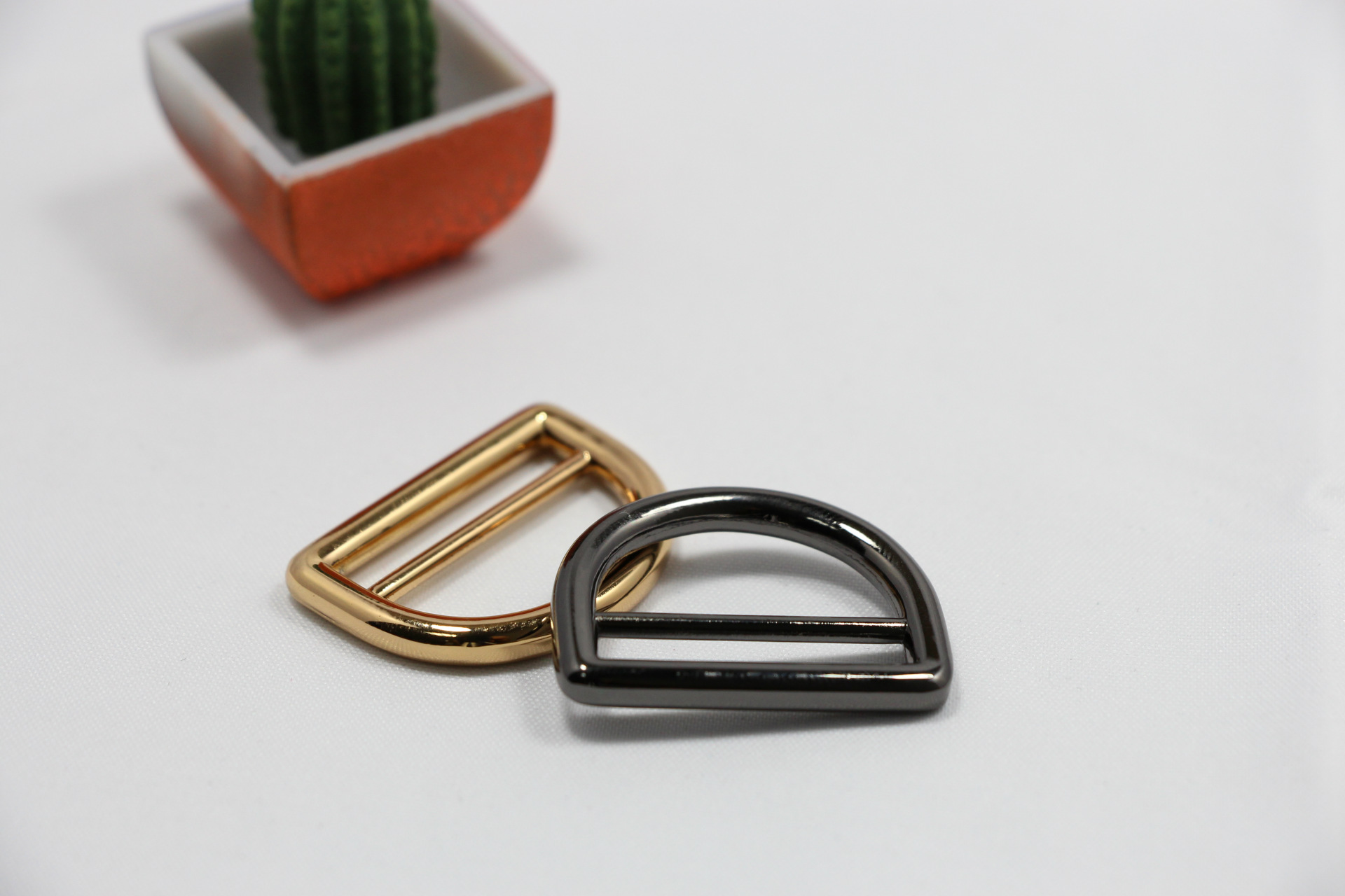 厂家批发25mm合金双d皮带扣箱包五金皮具配件金属d日字调节d型环