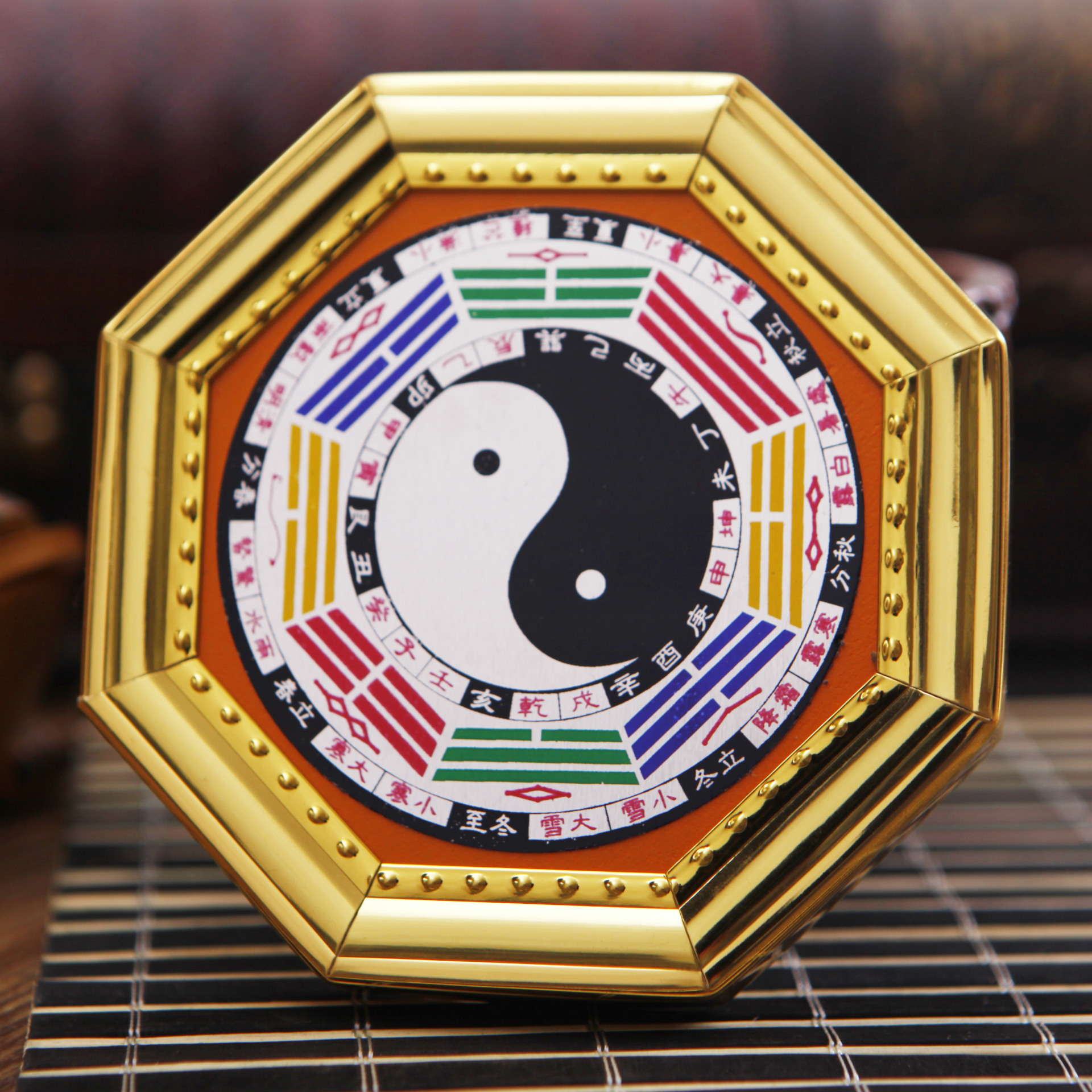 文王风水 金边彩八卦太极 吉祥风水物 镇宅辟邪 化煞消灾免祸