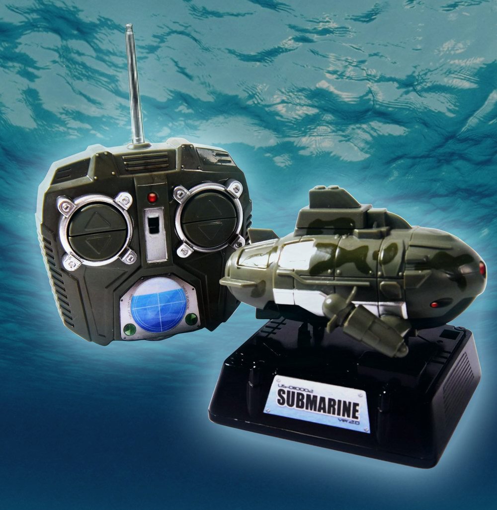 兵工厂迷你潜水艇儿童玩具6通道无线遥控模