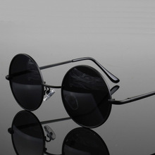 厂家直销偏光太阳眼镜 复古圆墨镜太子镜时尚圆形偏光太阳镜026