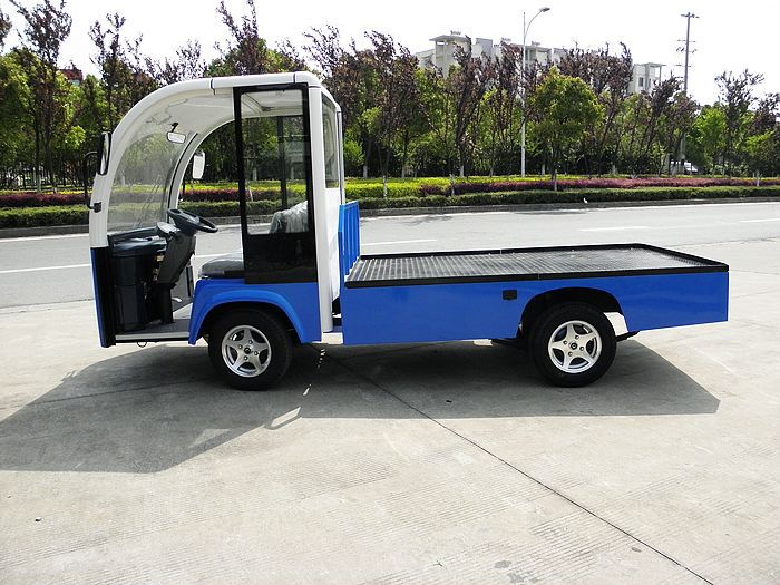 2吨电动平板车场内材料周转运输车电动货车生产厂家