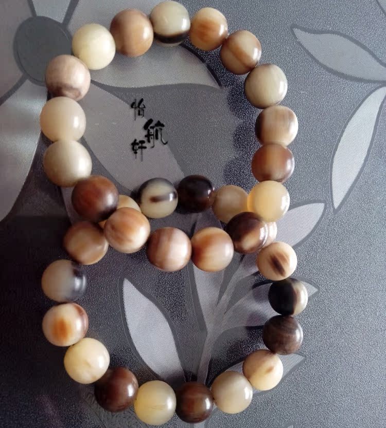 畅销热卖 质优价廉优质耗牛角手串 牛角工艺品加工