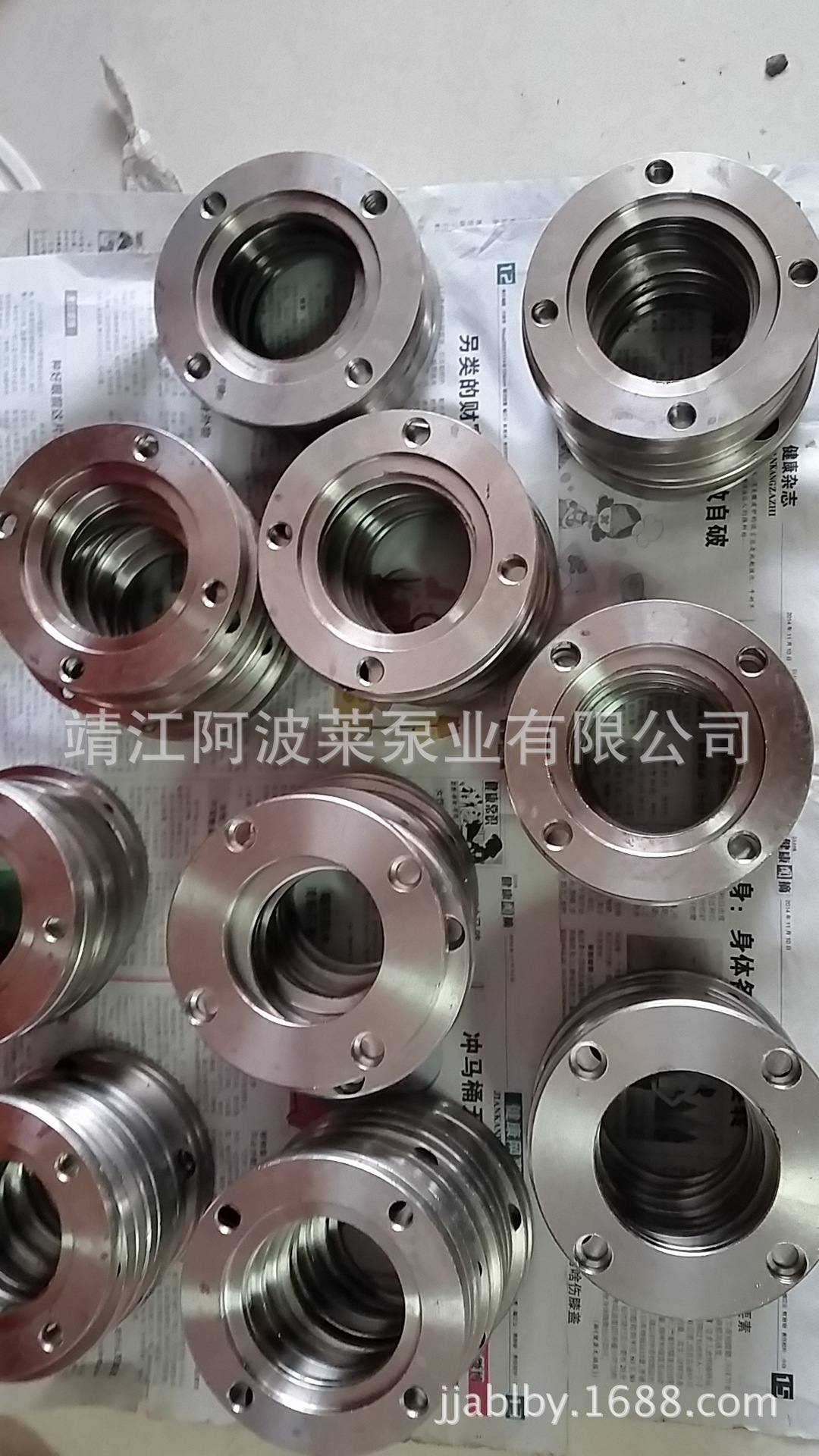 长期供应大量优质fsb氟塑合金静环压盖 非标可定制