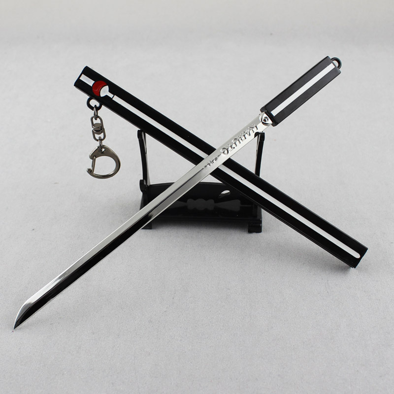 火影忍者周边 火影武器佐助草雉剑 22厘米动漫鞘刀白色草雉剑