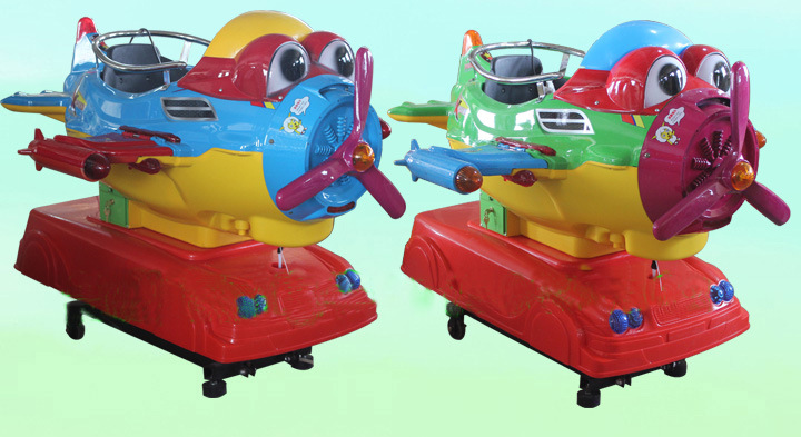 2018新款炫灯炮头飞机摇摆机 大眼飞机儿童投币摇摇车 摇摇马