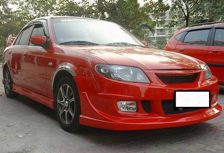 适用海马福美来改装大包围豪华版海福星汽车改装配件前杠后杠侧裙