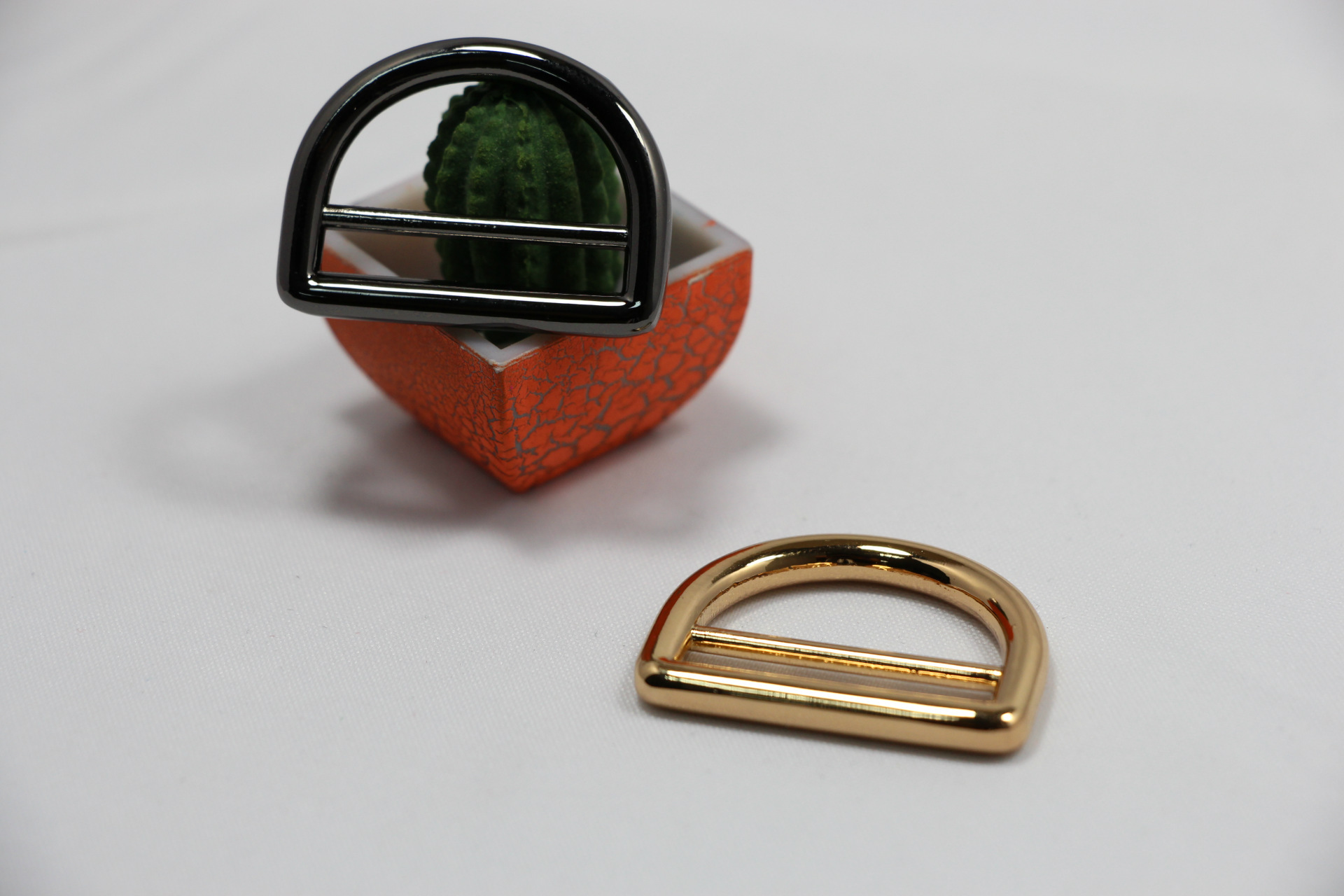 厂家批发25mm合金双d皮带扣箱包五金皮具配件金属d日字调节d型环