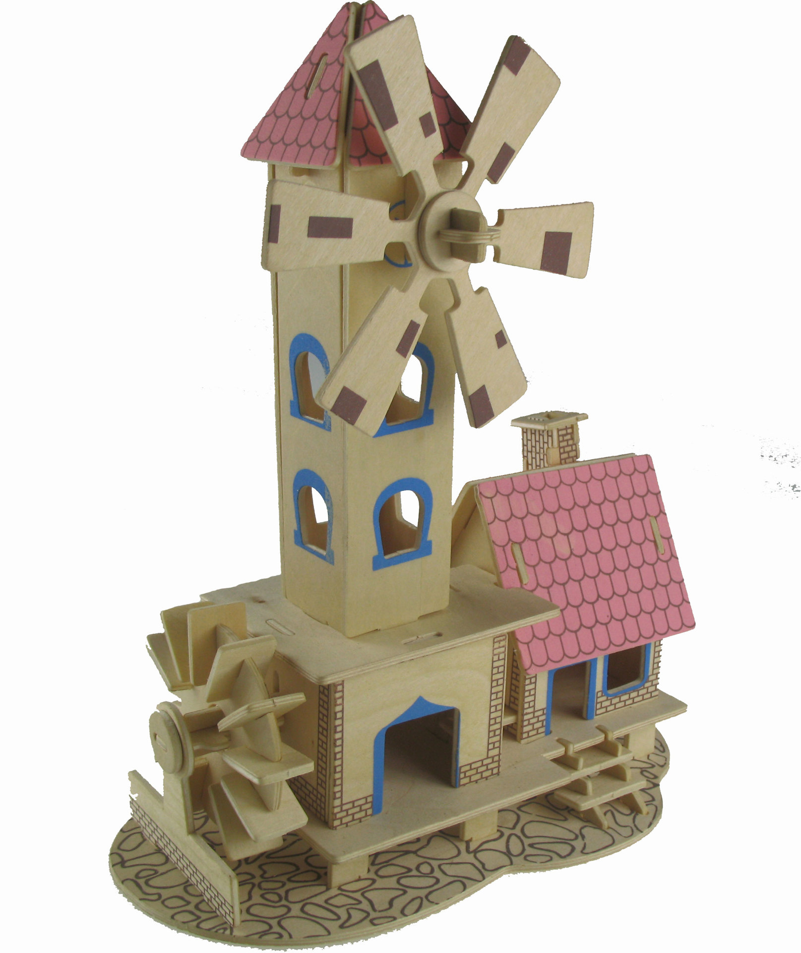 童心小屋a 地摊创业热销货源/diy立体拼图/木制玩具/拼插积木