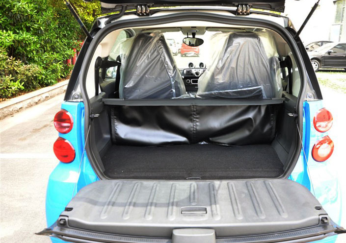 适用于15款奔驰smart遮物帘 汽车隔物帘 汽车遮物帘 汽车内饰