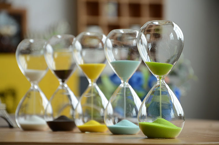 zakka玻璃工艺制品沙漏计时器创意礼品时光沙漏5分沙漏f0120