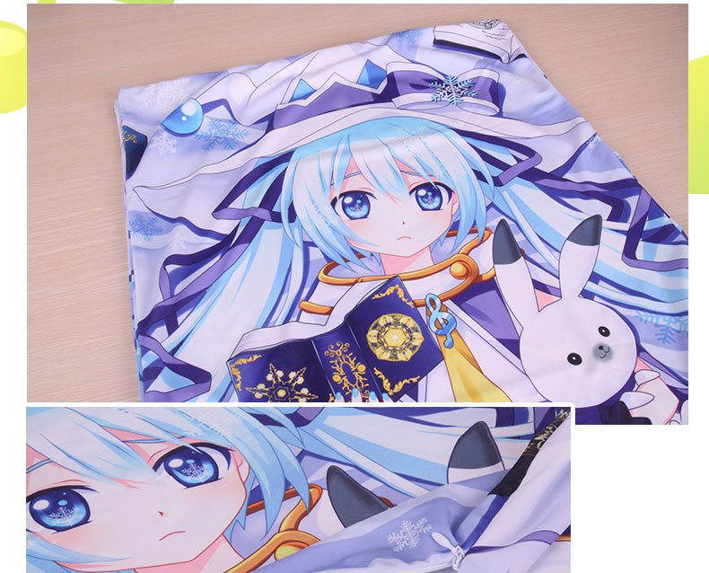原创雪初音未来等身抱枕超人气歌姬日本动漫抱枕