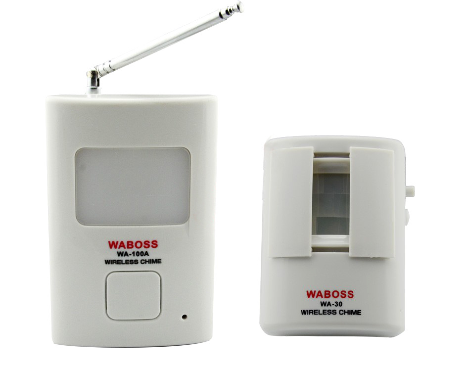 欢迎光临感应器红外线感应门铃叮咚分体迎宾器远距离带led闪光