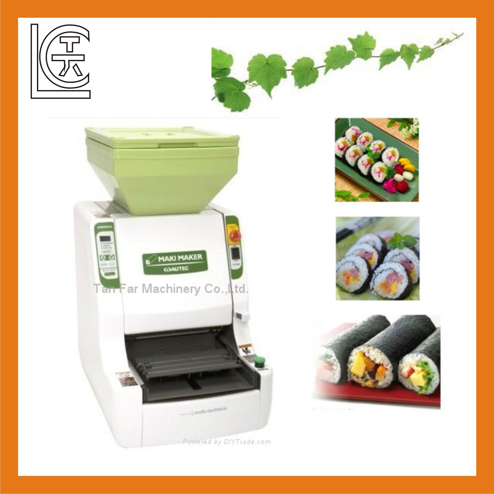 日本寿司机成套设备 饭团机 米饭拌醋机 寿司卷机 切卷机 包装机