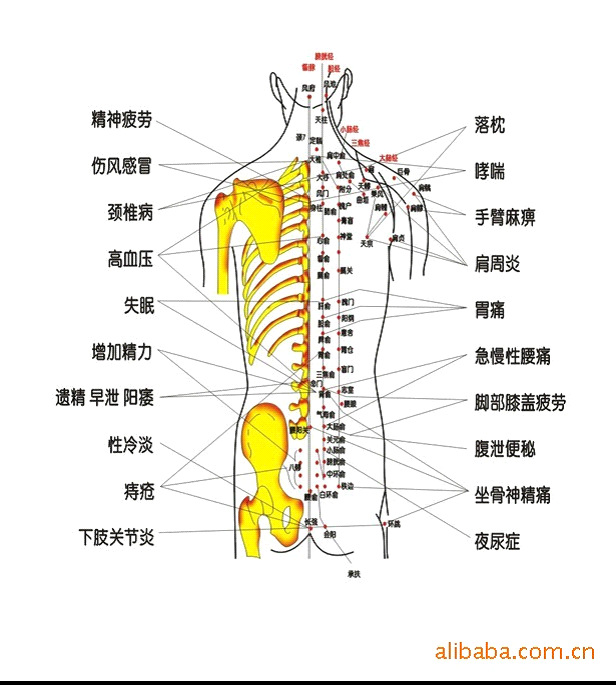 泰式开背机按摩靠垫 按摩垫颈椎按摩器 颈部腰部背部 按摩椅靠垫