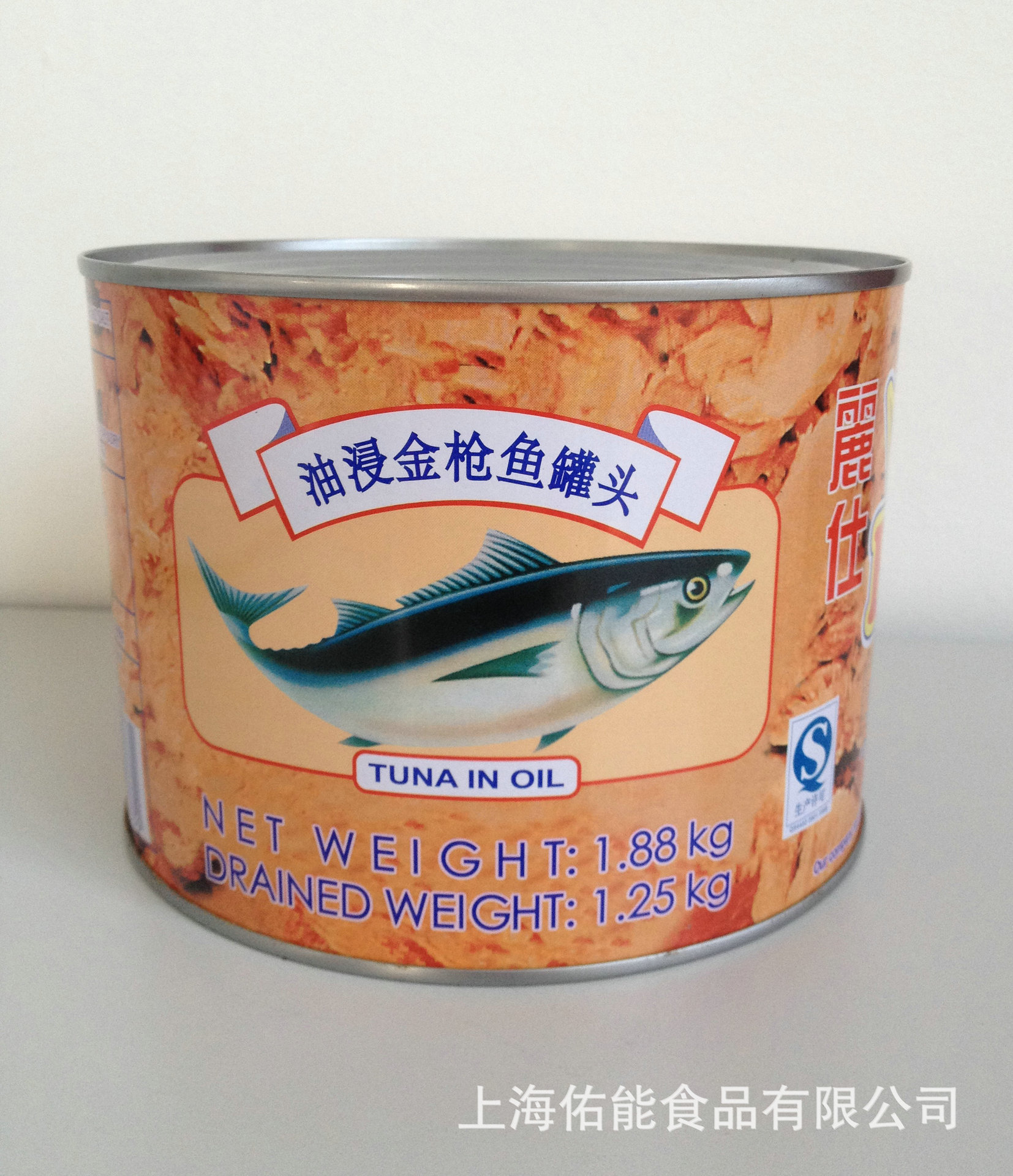 丽仕皇冠 油浸金枪鱼罐头1.88kg*6/箱