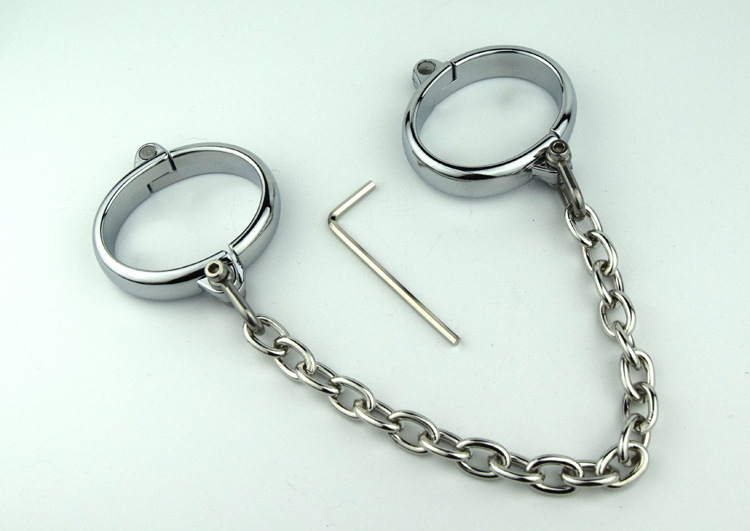 金属金属手铐脚铐链子手铐qq手铐脚铐金属金属束缚另类玩具
