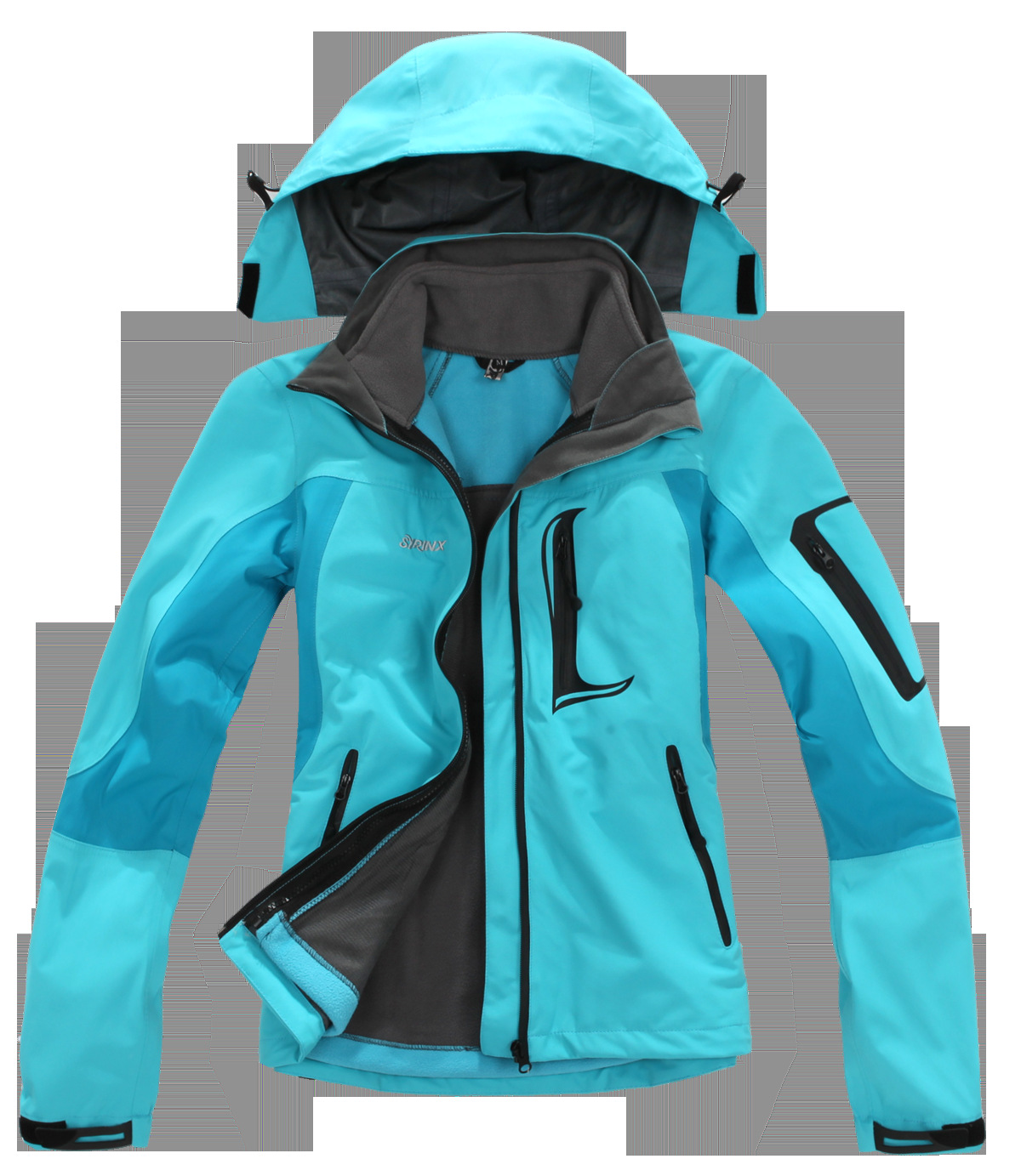 批发订做 户外运动冲锋衣 女款登山野营服