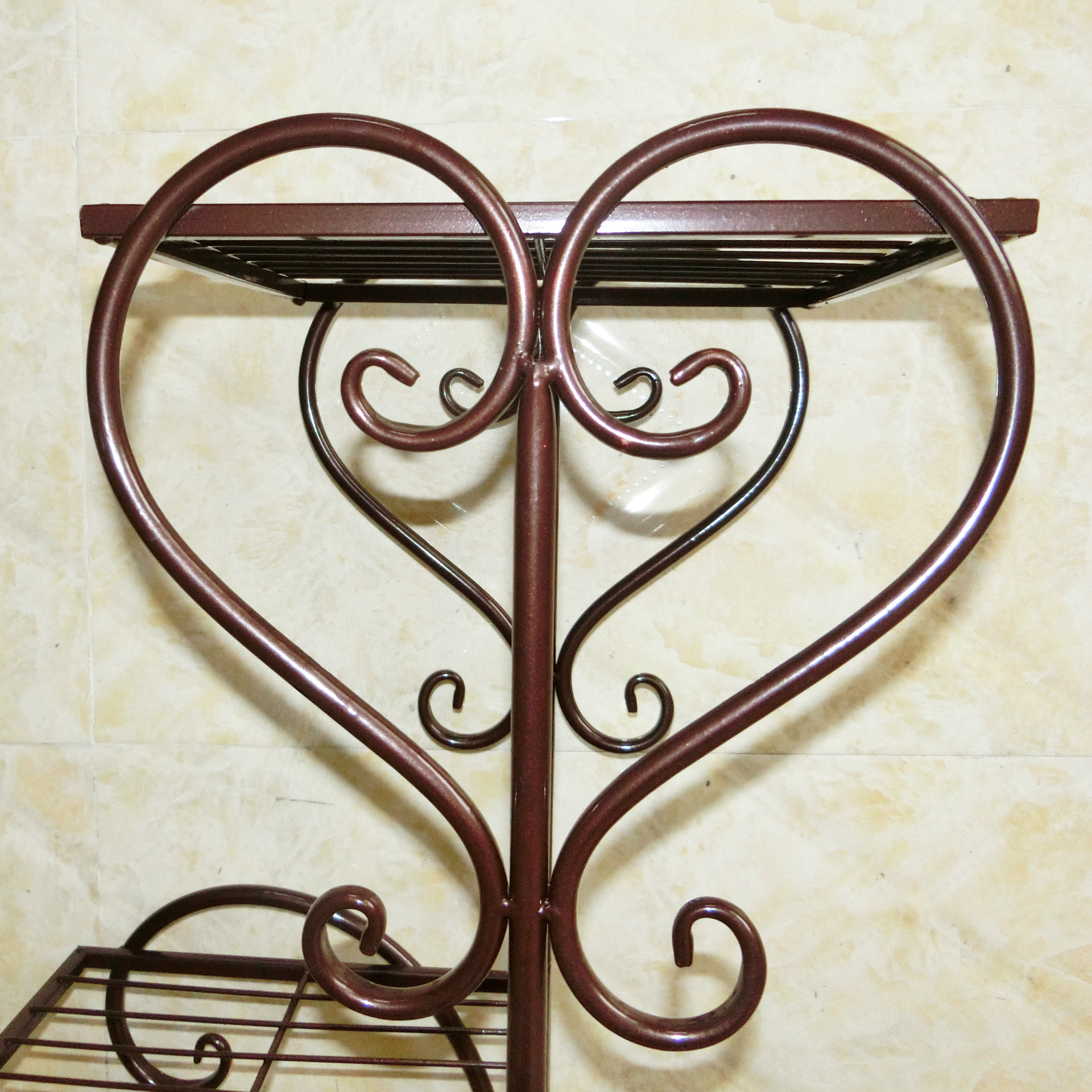 欧式铁艺花架 创意多层铁艺户外盆景展示架时尚铁艺花架摆件批发