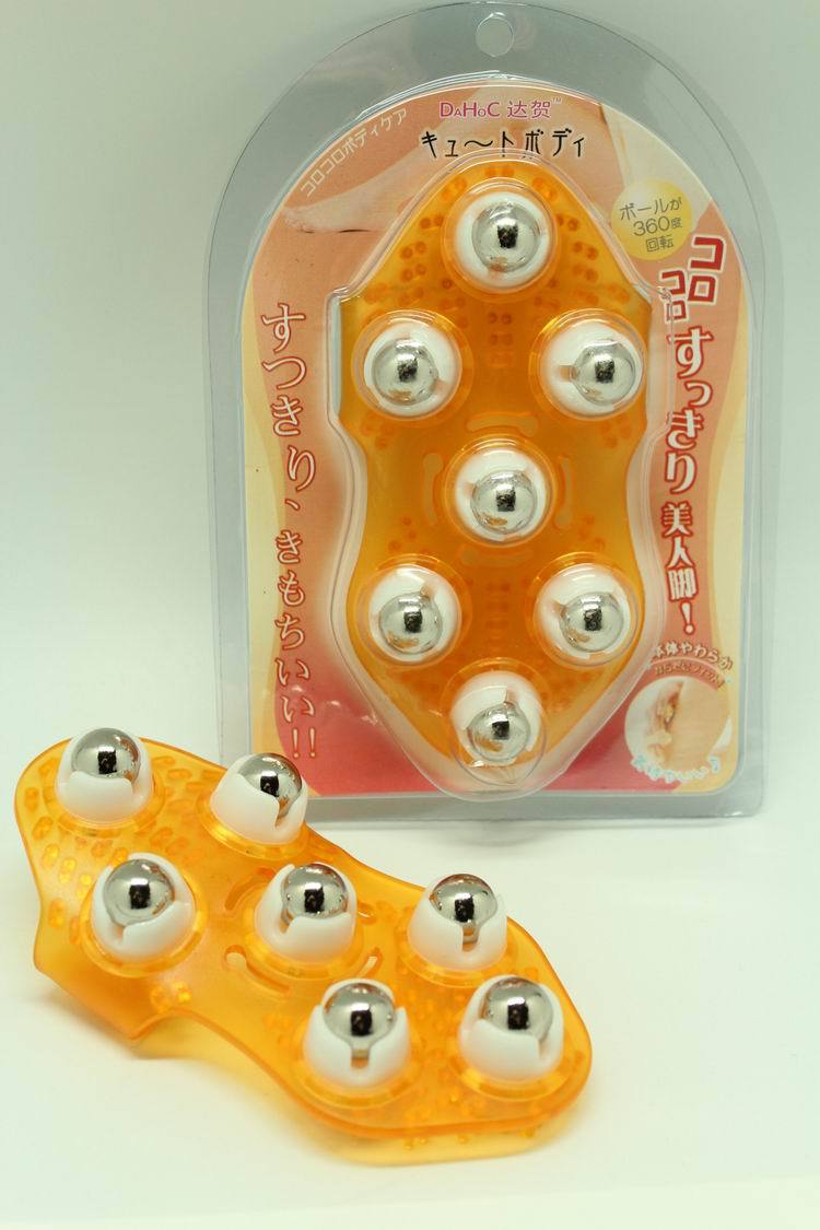 新款达贺手掌珠2658 360度旋转塑身 手掌按摩器 全身滚珠按摩器