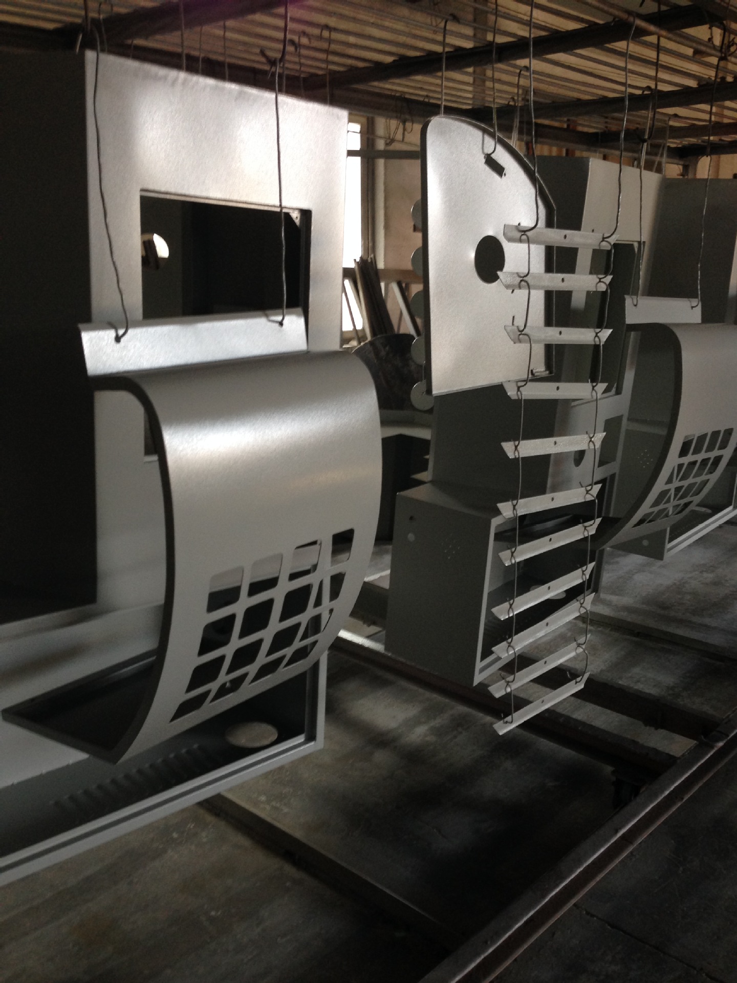 烤漆加工 大型金属工件钣金护栏五金喷塑 免费打样急单当天提取