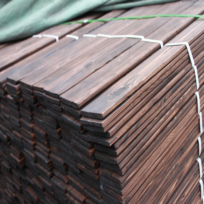 碳化木炭化木厂炭化木价格碳化木加工定尺碳化木