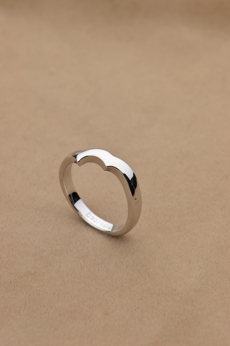 电镀白金戒指 电镀pt戒指 电镀铂金戒指 镀白金戒指 镀金戒指订制