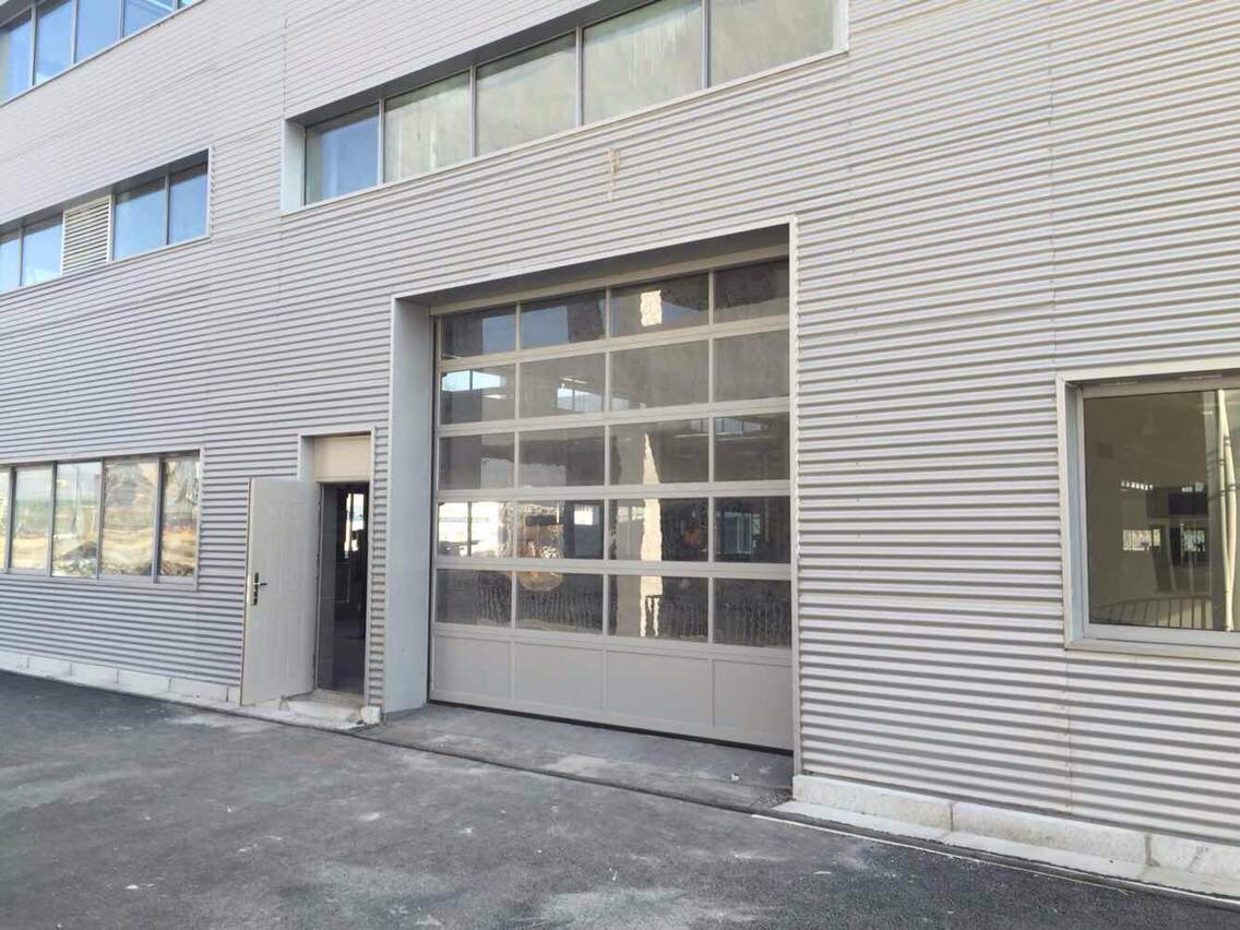 透明滑升门 透明门 透明提升门 铝合金滑升门