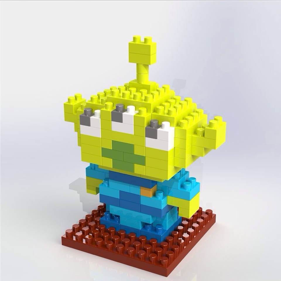 现货 智鹰拼装微积木,迷你玩具儿童 散装灌装600颗粒