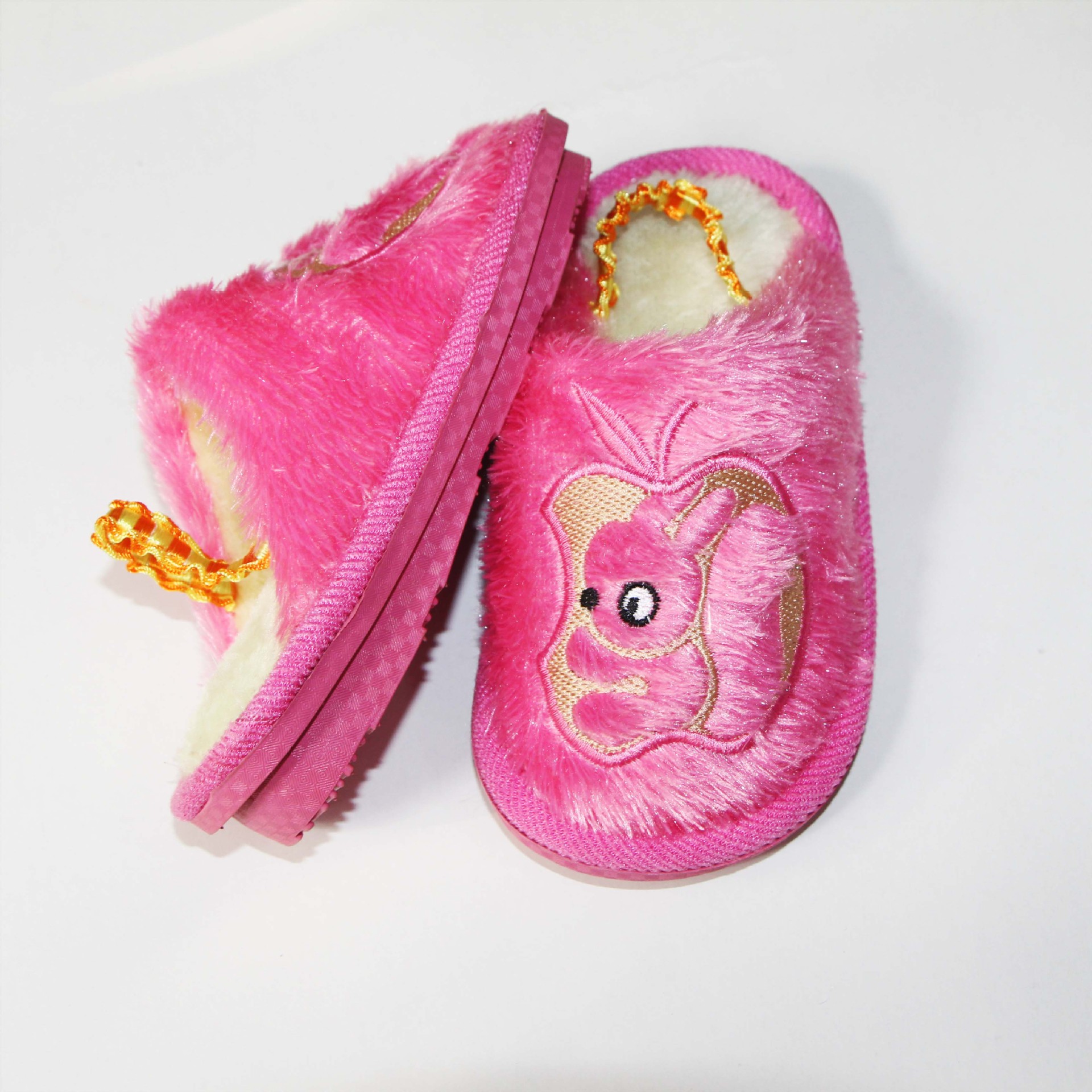 2016新款男女卡通松鼠儿童棉拖鞋 时尚