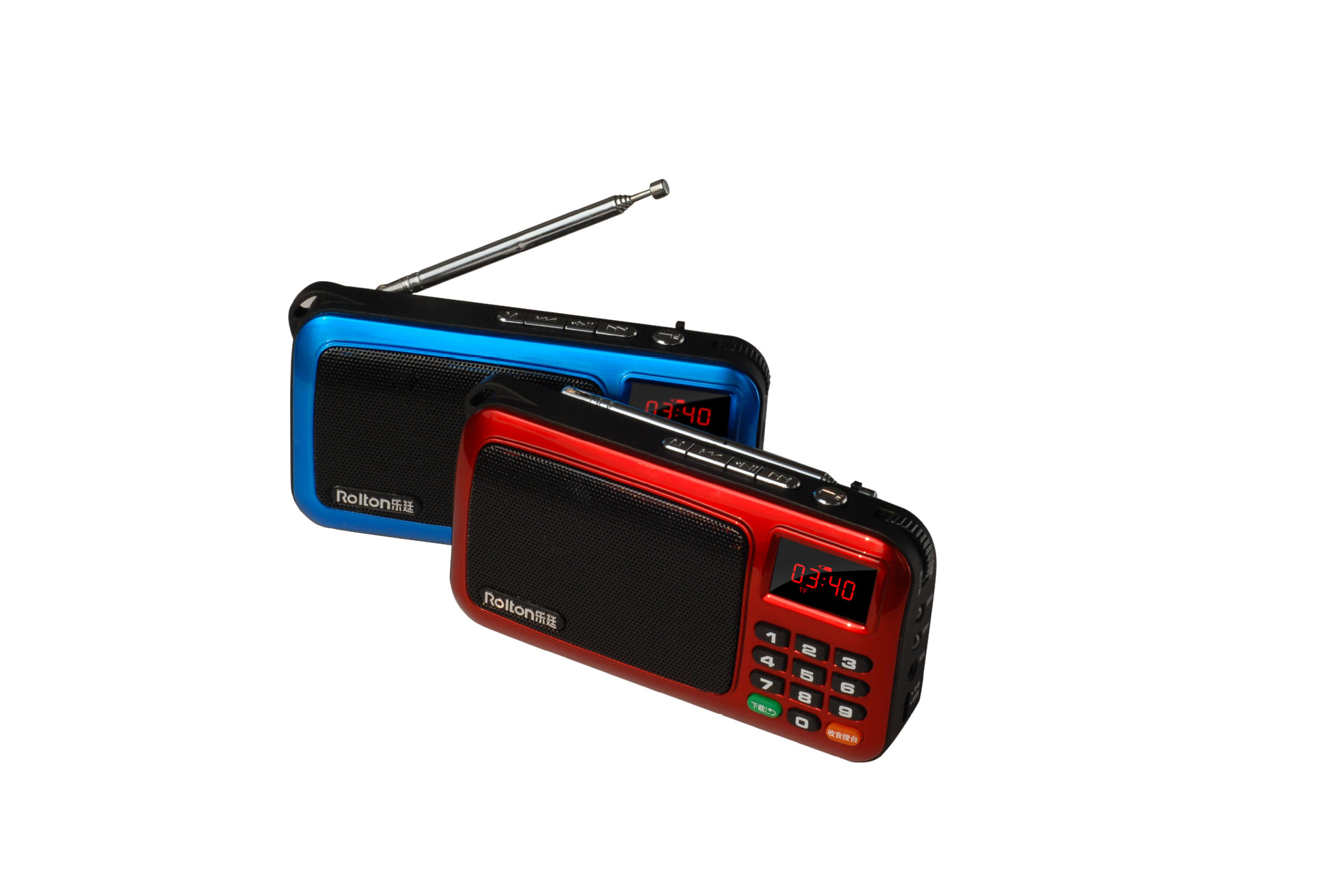 rolton/乐廷w405收音机老人迷你小音响插卡音箱便携式随身听