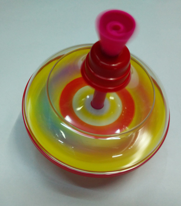 新款卡通手拉压力陀螺 地摊热卖产品