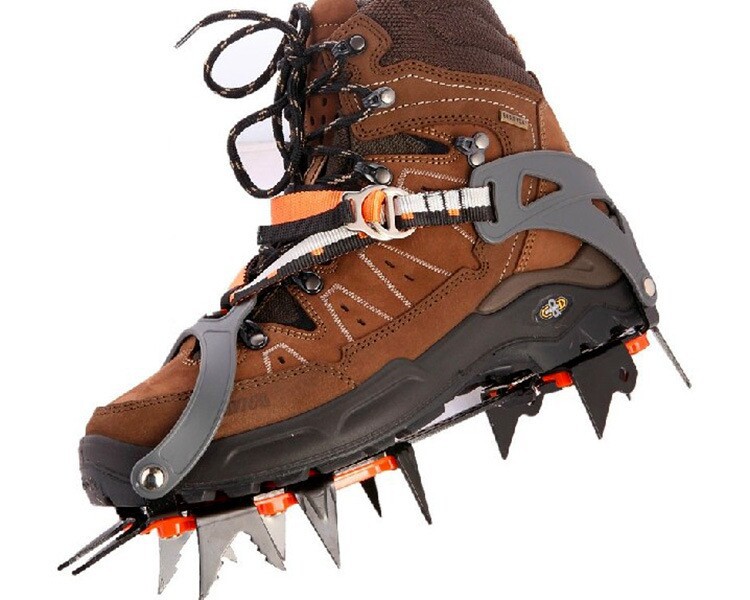 正品兄弟brs-s1a十四齿捆绑式冰爪 专业探险登山雪地防滑冰爪新款