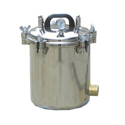 生产供应手提式压力蒸汽灭菌器 高压灭菌器YX-12LM