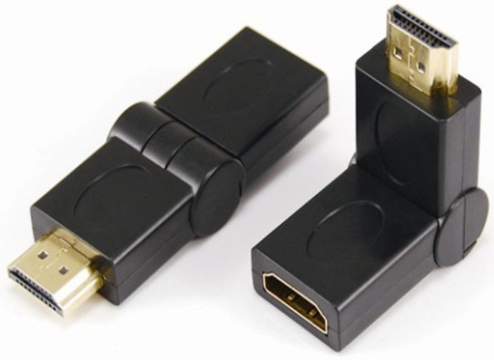 a型180°旋转hdmi公转hdmi母转接头hdmi线延长转换插头 对接头