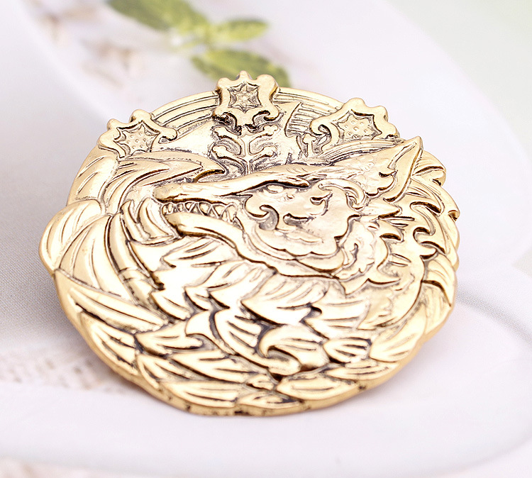 欧美饰品 电影周边 冰与火之歌权利游戏 冰原狼胸针 厂家直销