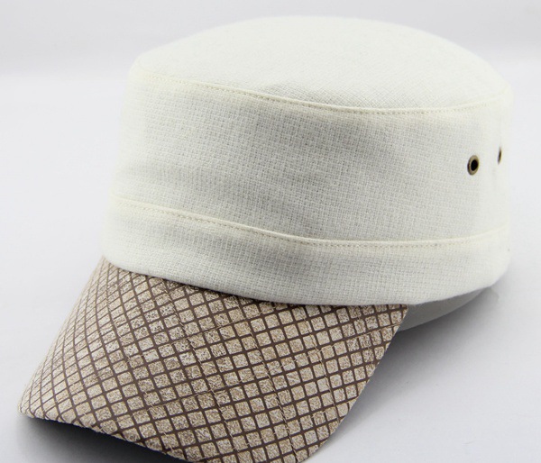 帽子男女士平顶帽羊毛撞色帽檐时尚休闲秋冬款户外保暖韩版净色