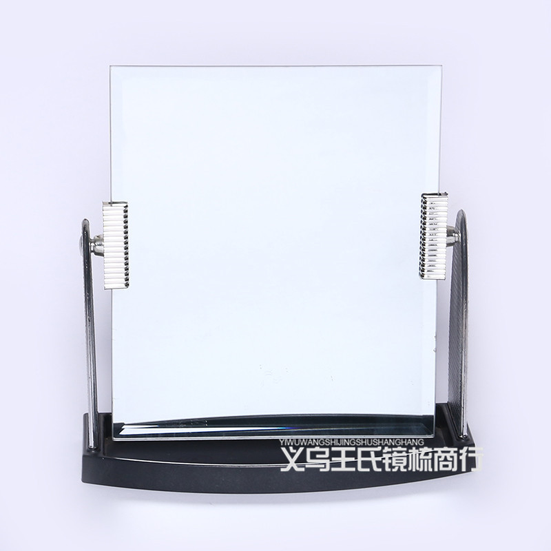 Factory Supply New Fashion Glass Silver Mirror Single Side Desktop Makeup Mirror Beauty Makeup Table Mirror Wholesale