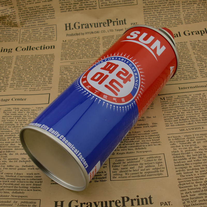 sun金字塔卡式炉专用气罐高品质220克装安全的防爆气罐批发