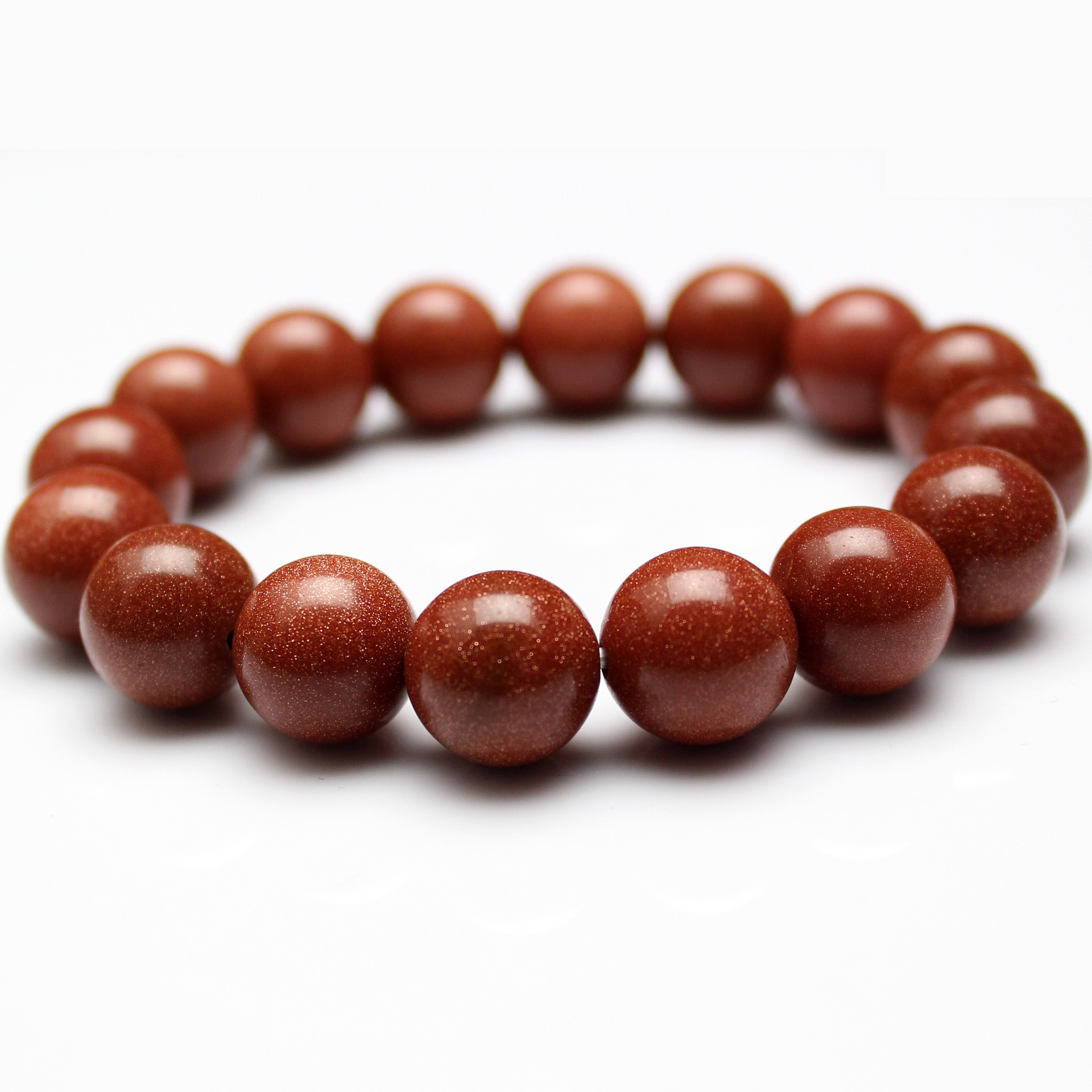 金沙石手链_天然金沙石金砂石手链 装饰招财开运 时尚饰品批发